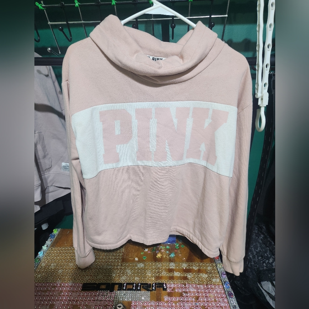 Victoria's Secret PINK Soft Light Pink Pullover